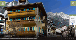 Desktop Screenshot of hotelgourmets-chamonix.com
