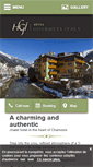 Mobile Screenshot of hotelgourmets-chamonix.com