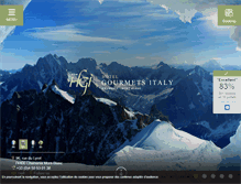 Tablet Screenshot of hotelgourmets-chamonix.com